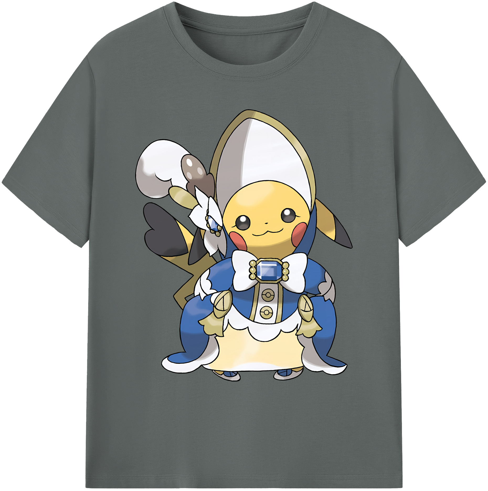 （画像用） ポケットモンスター Pokémon 綿100％ メンズ半袖Tシャツ｜肌触りやわらか＆通気性